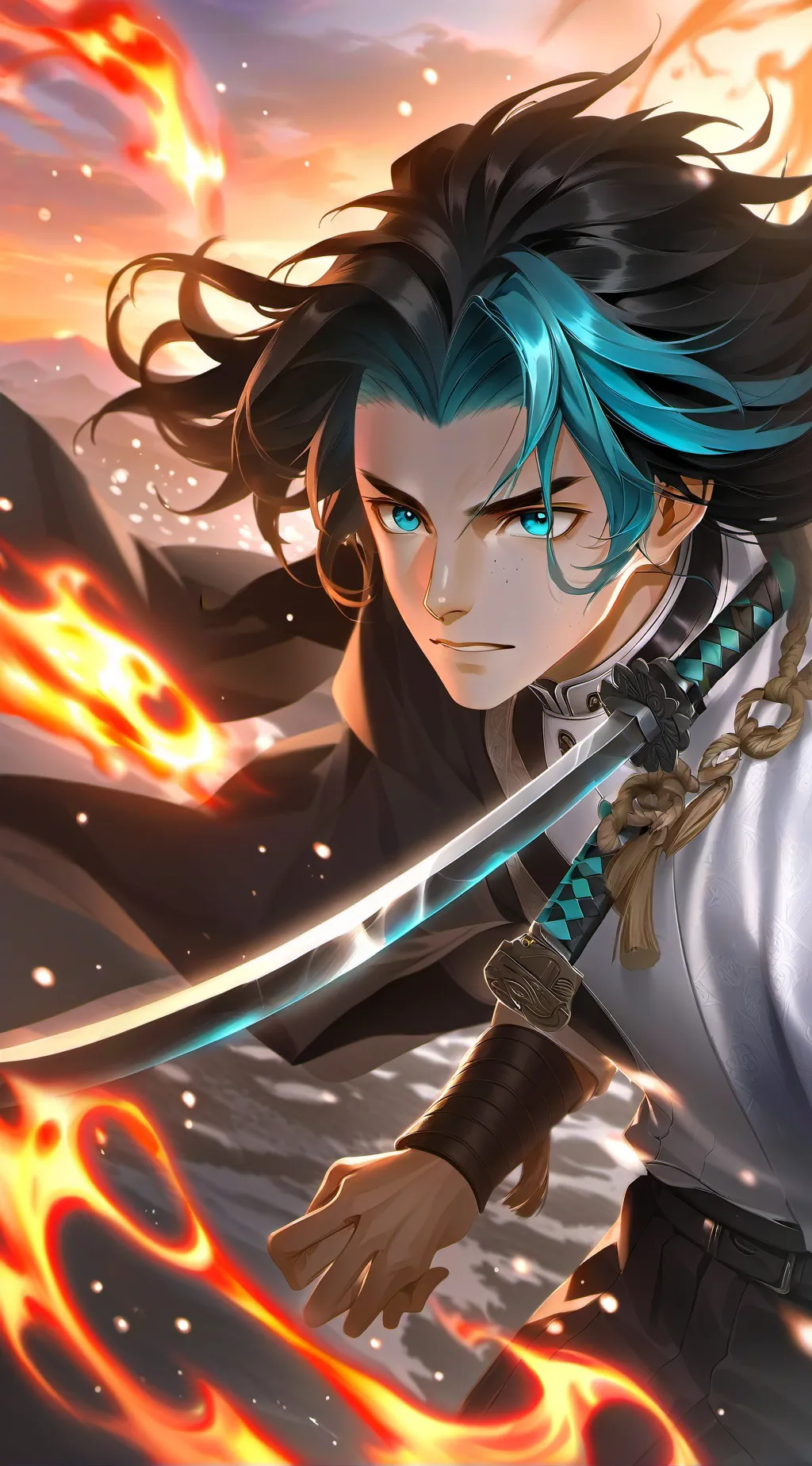 ai character: Muichiro Tokito background
