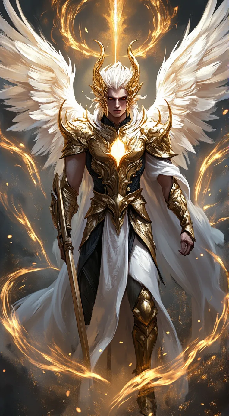 ai character: Lucifer  background