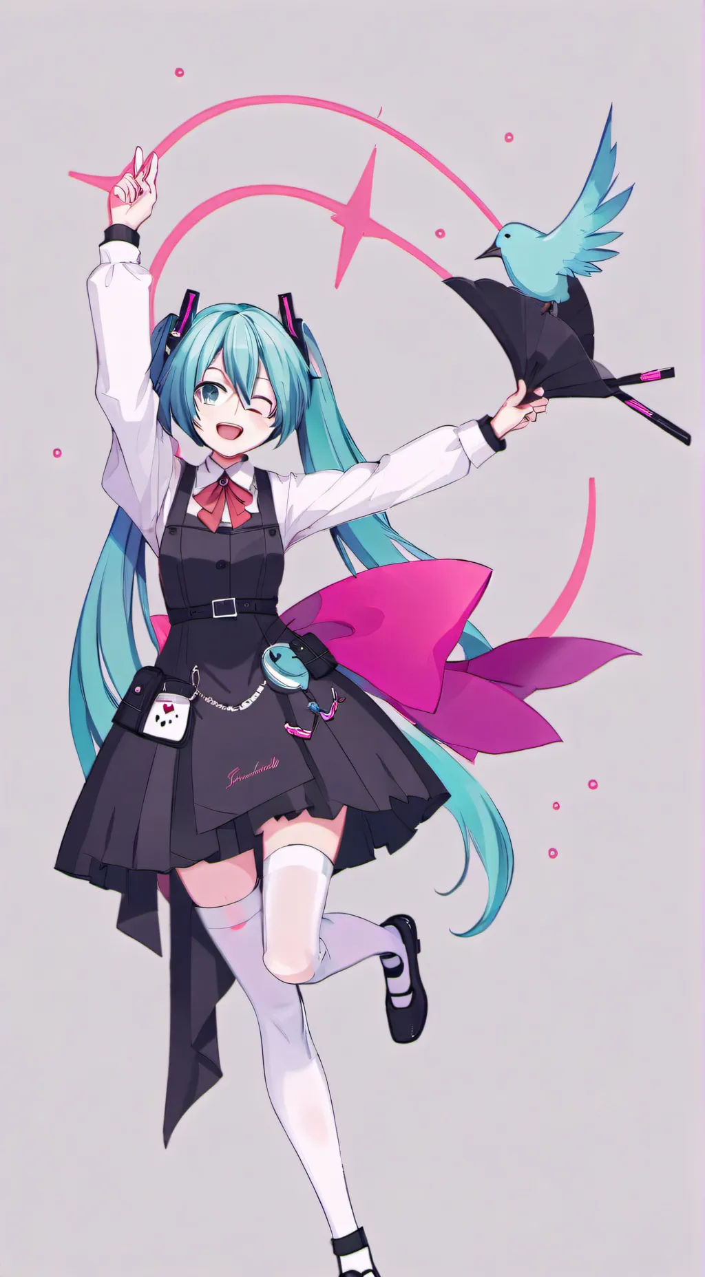 ai character: bff miku background
