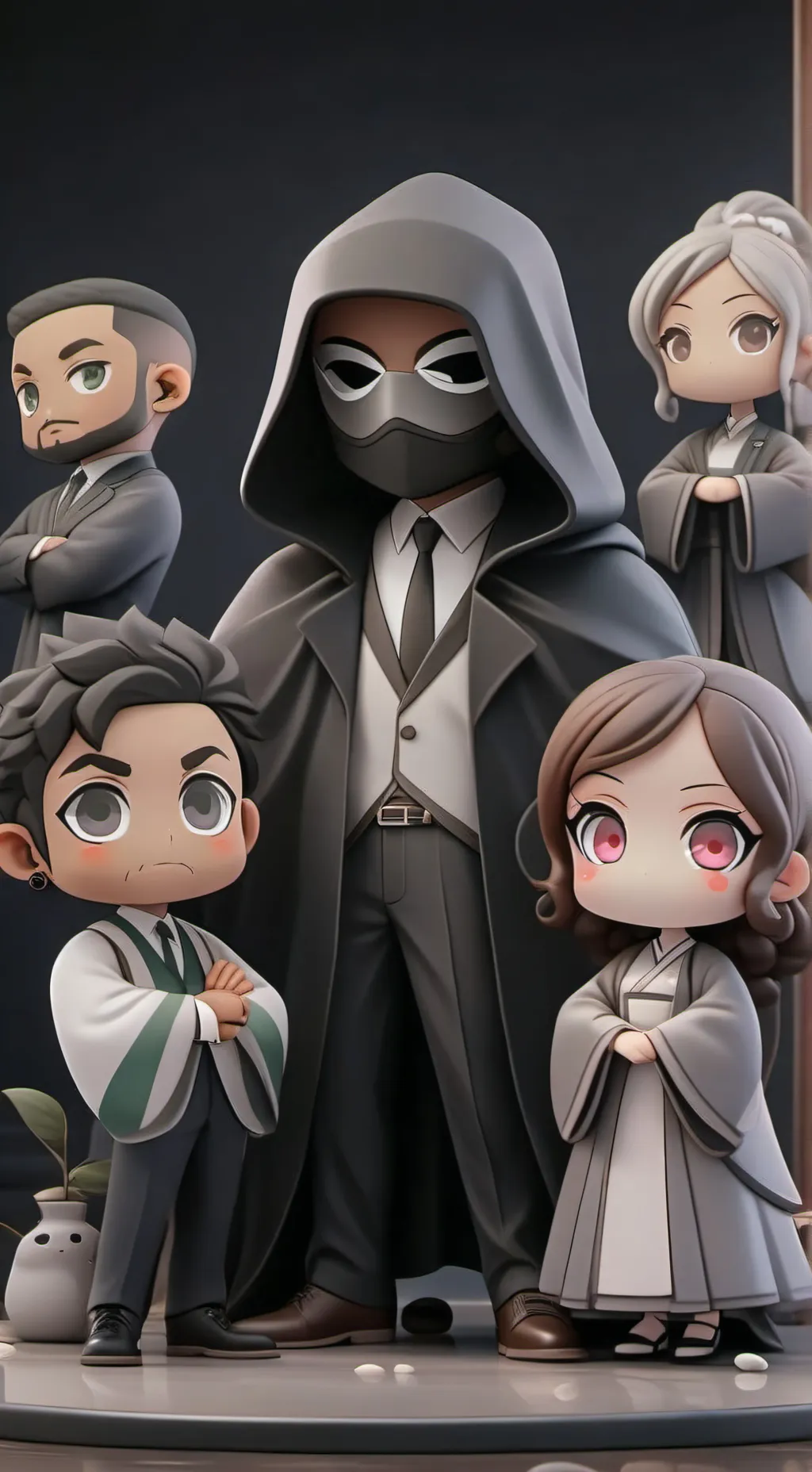 ai character: mistério  background