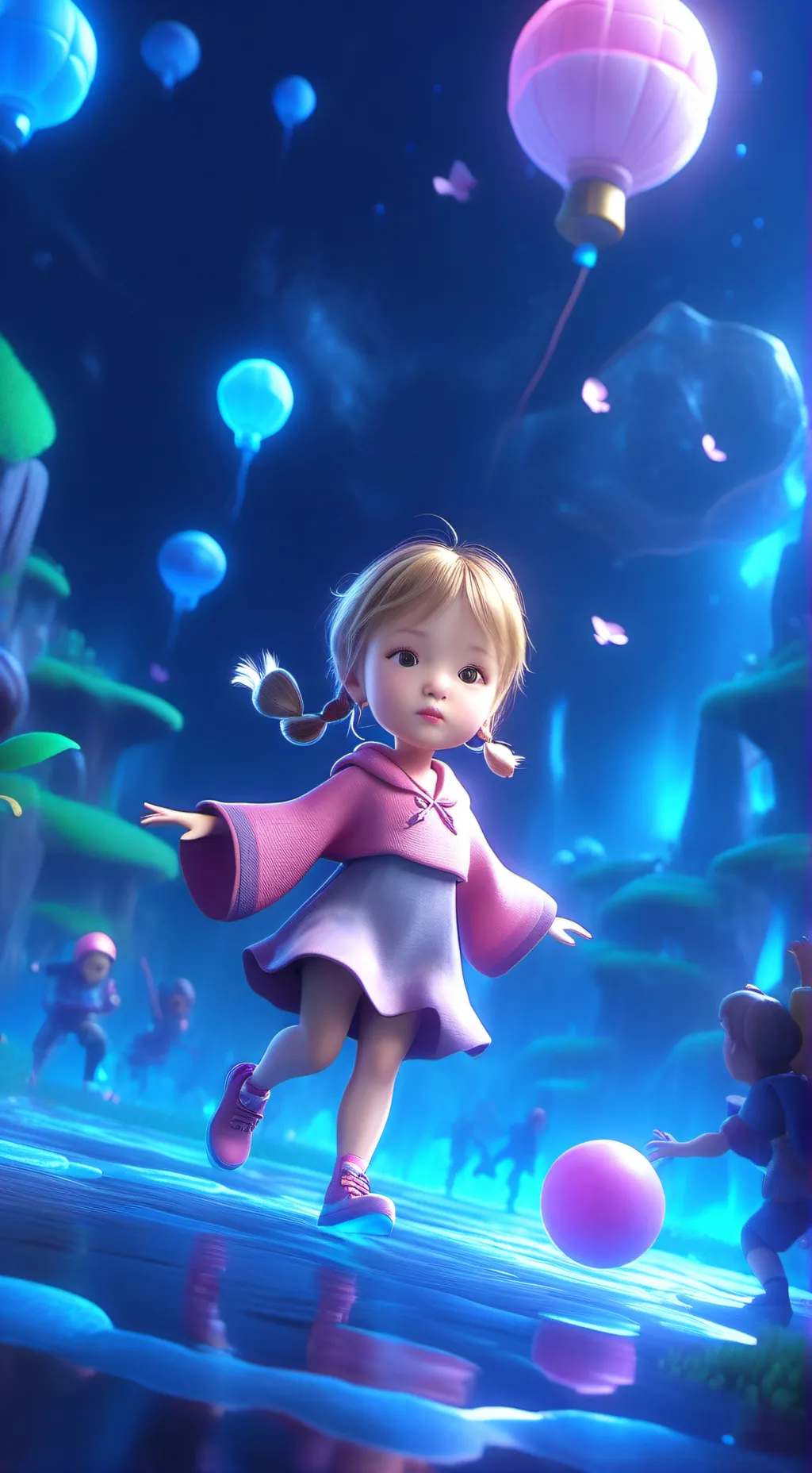 ai character: BABY background