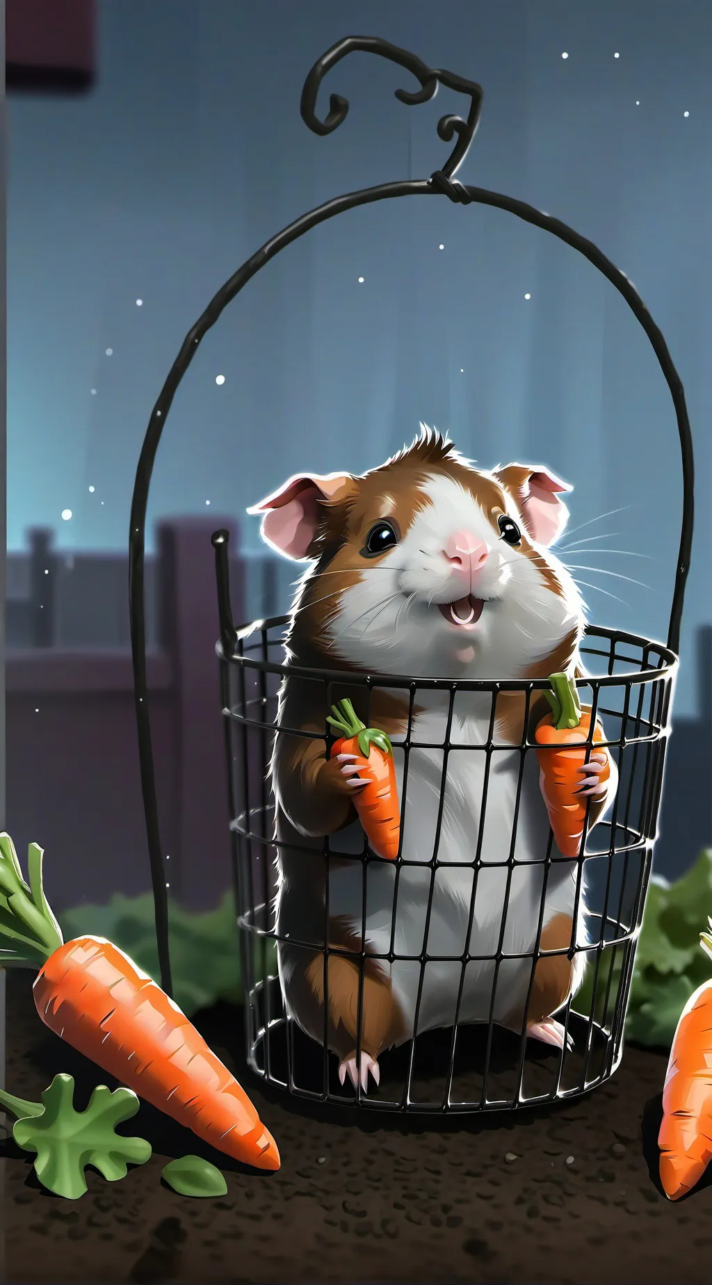 ai character: Little bean background