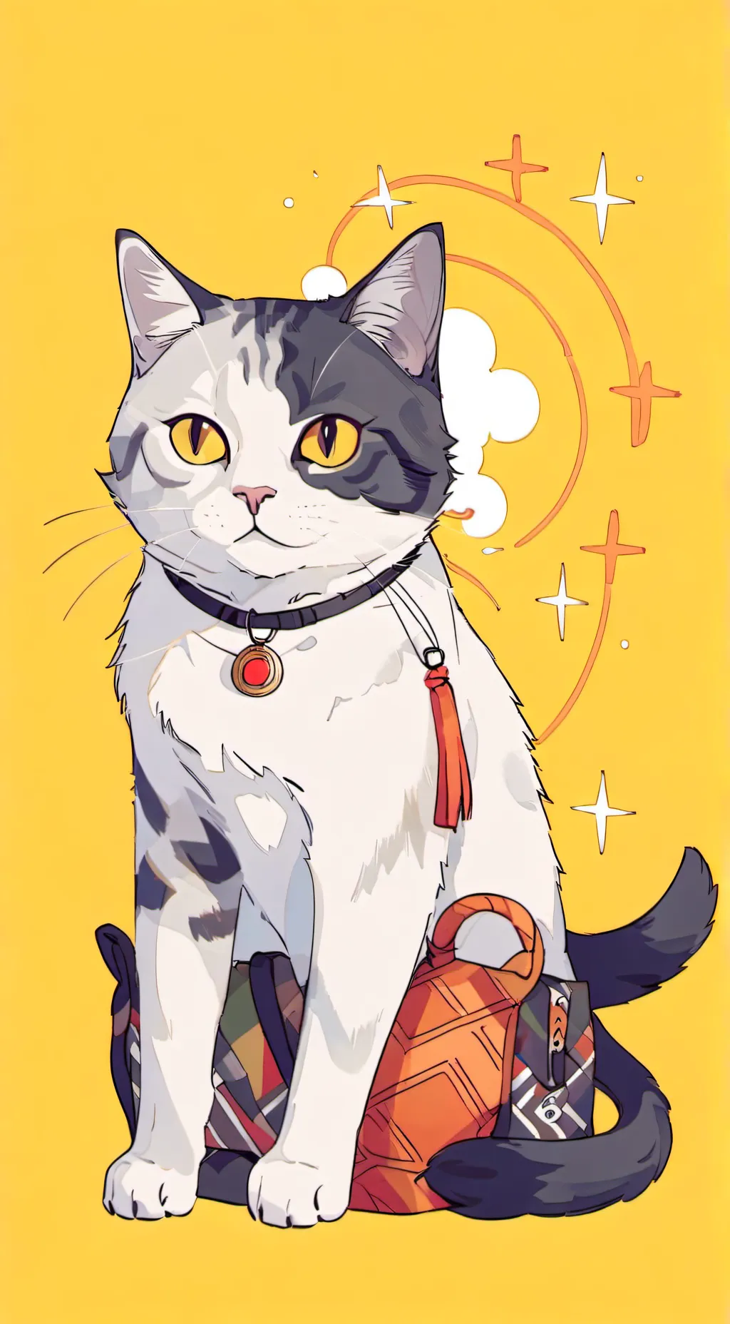 ai character: Your adventure Cat background