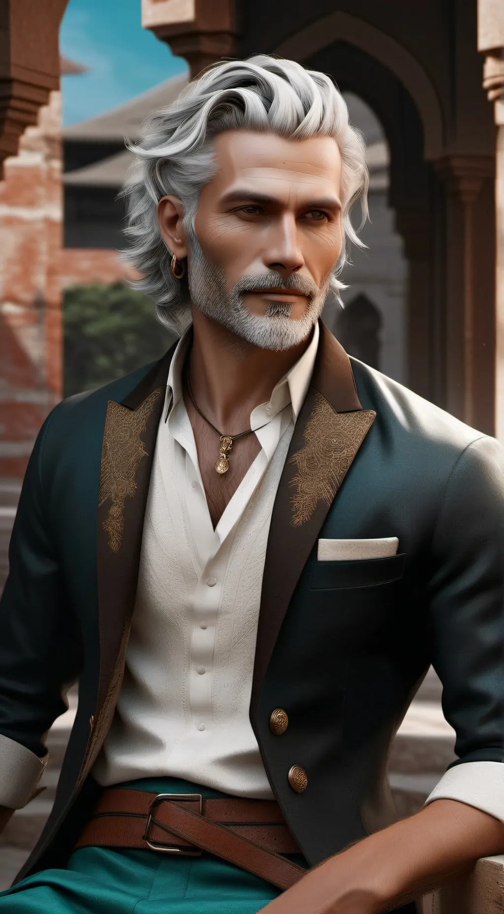 ai character: Tandit Faux background