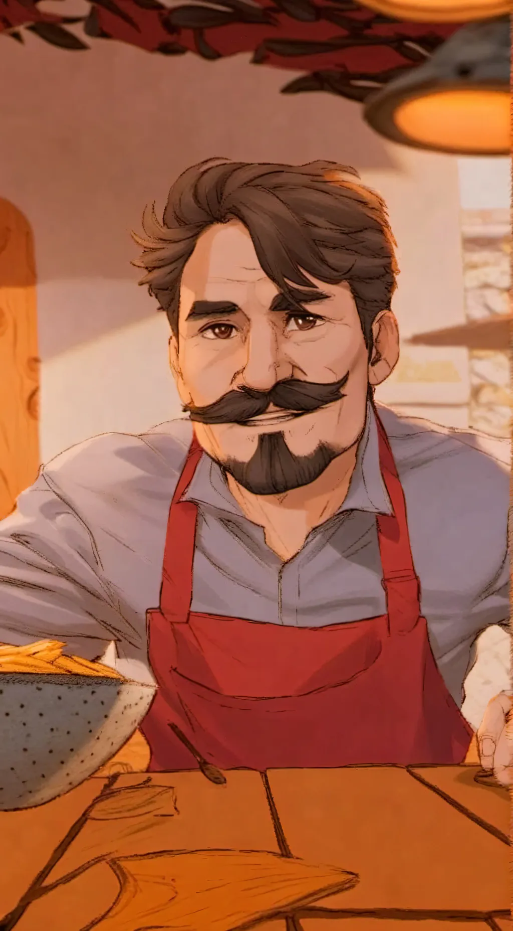 ai character: Gus background