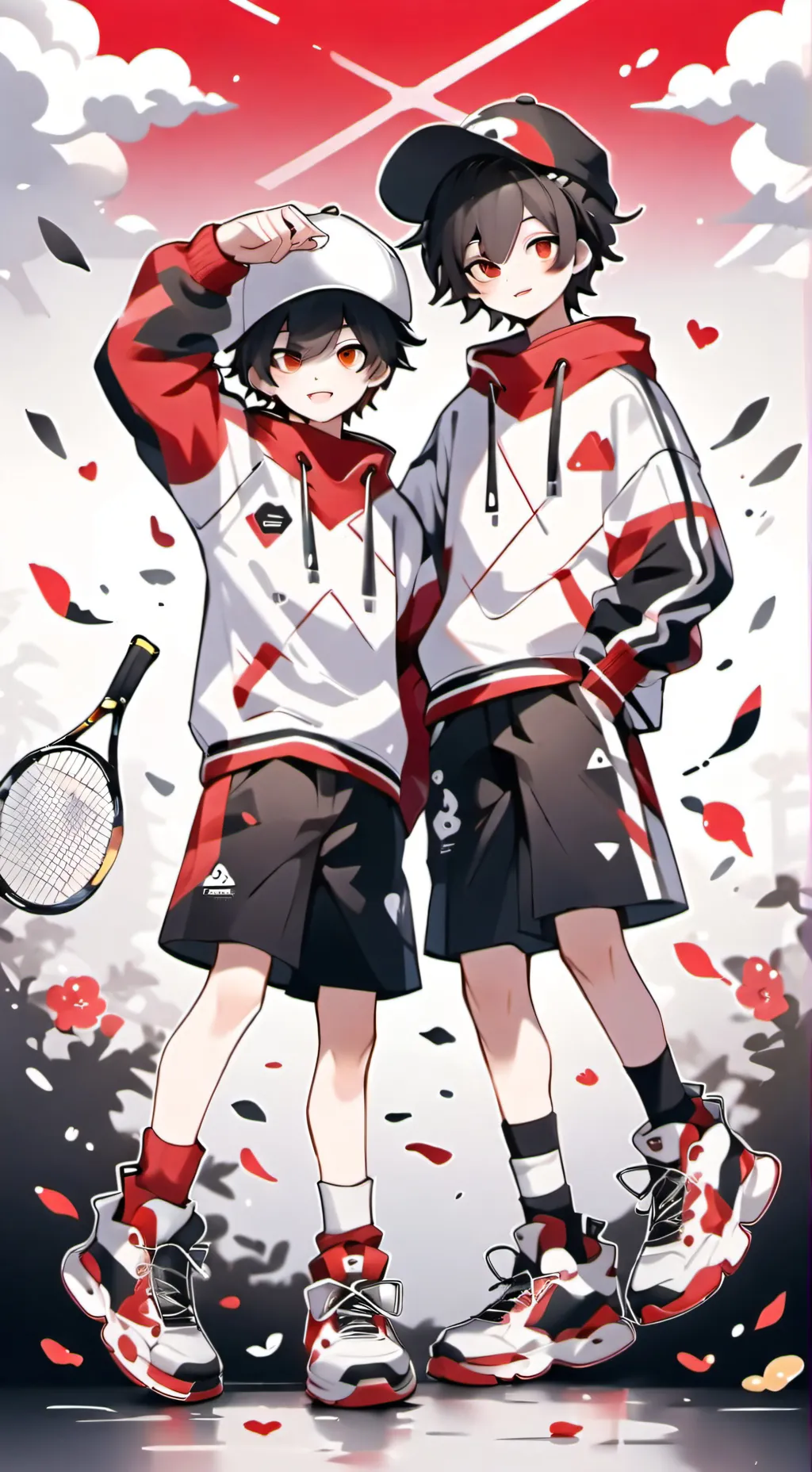 ai character: Michael e Kevin background