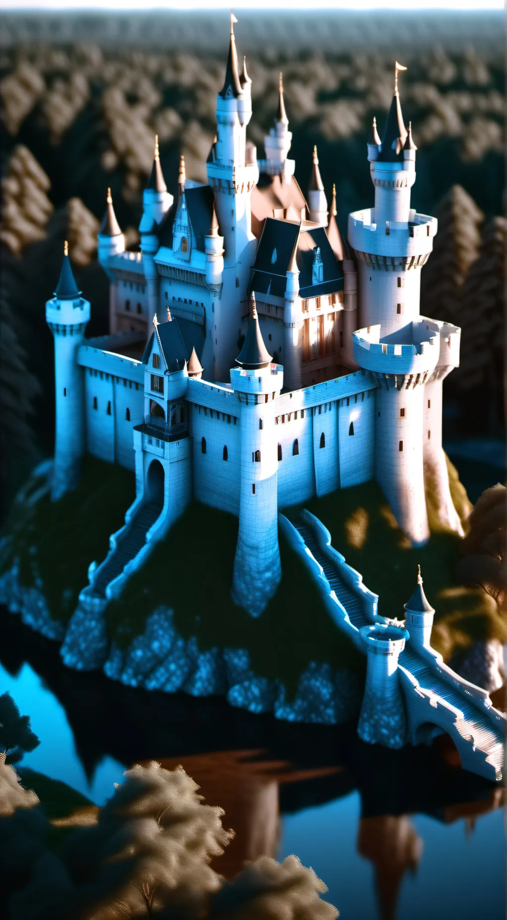 ai character: lost princess  background