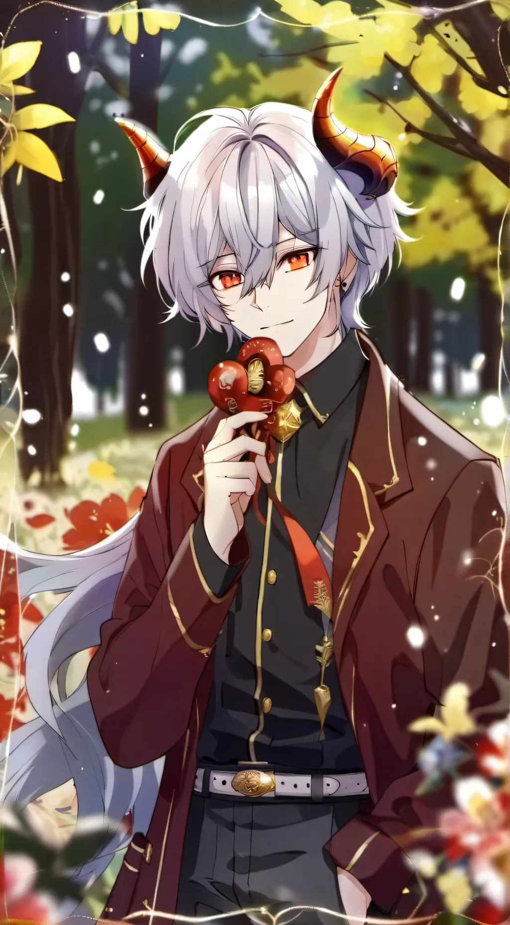 ai character: Crimson Thorn background