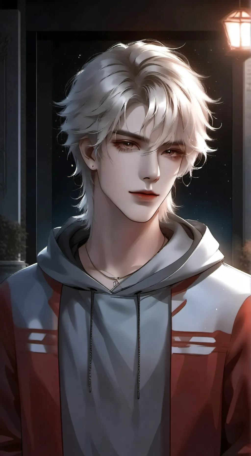 ai character: Rain background