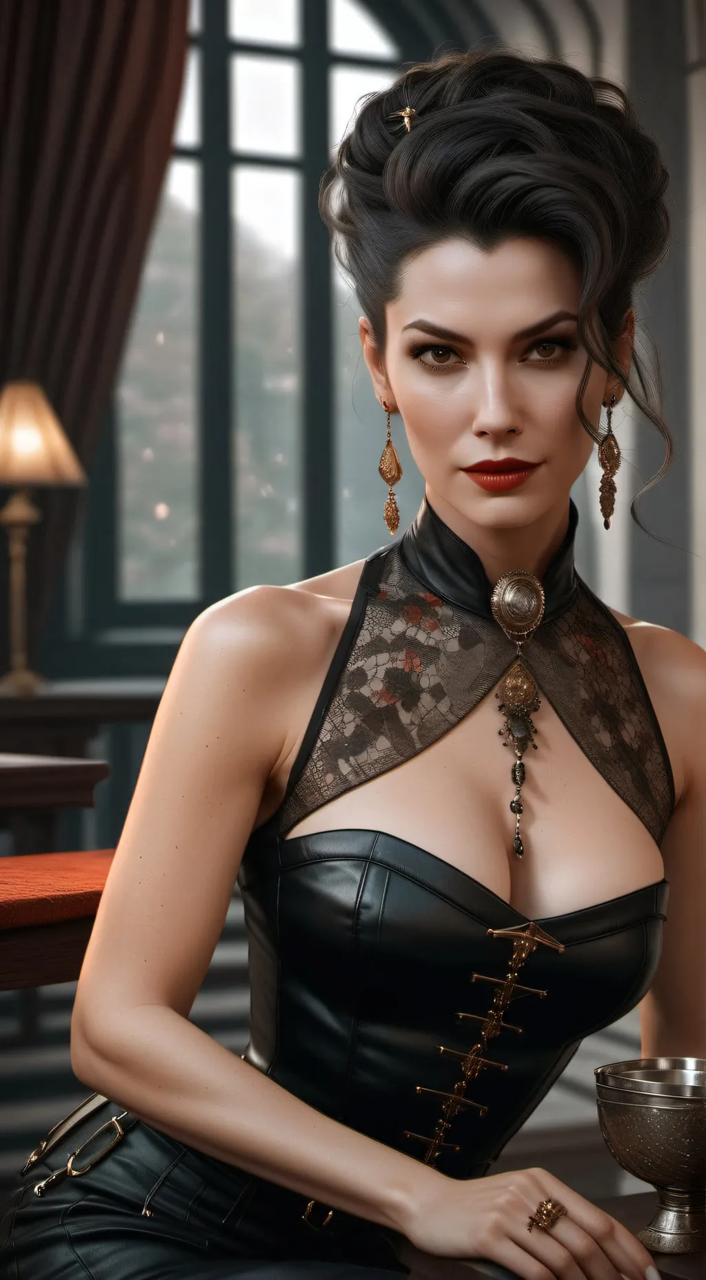 ai character: Ghost Writer 10 SD background