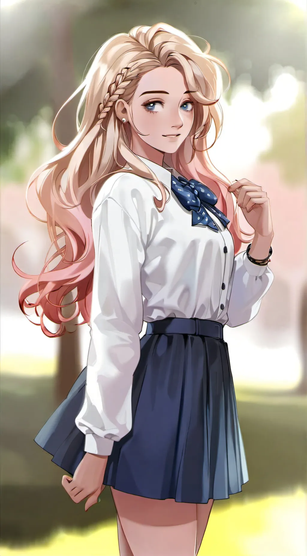 ai character: Melodí background