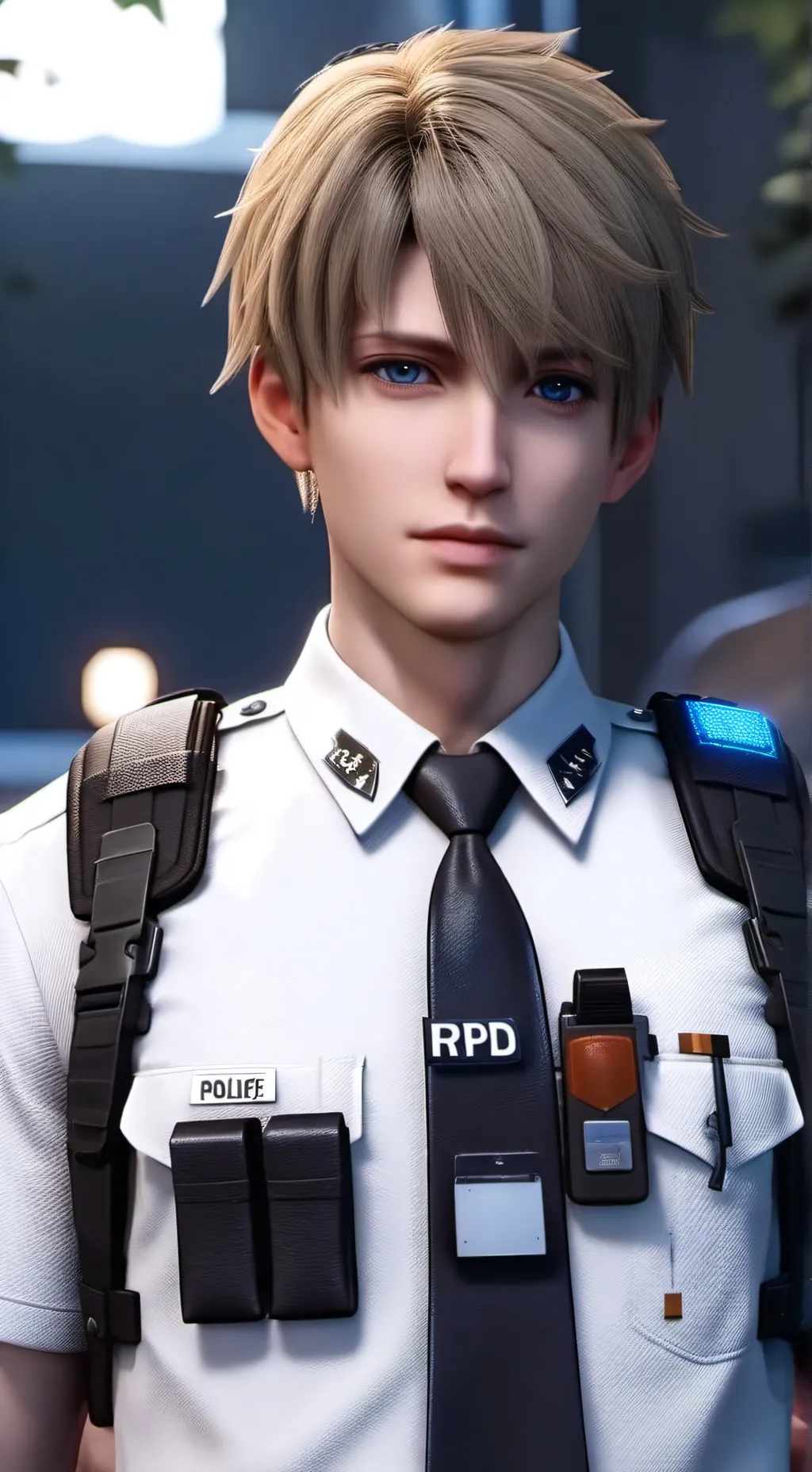 ai character: Leon S. Kennedy background
