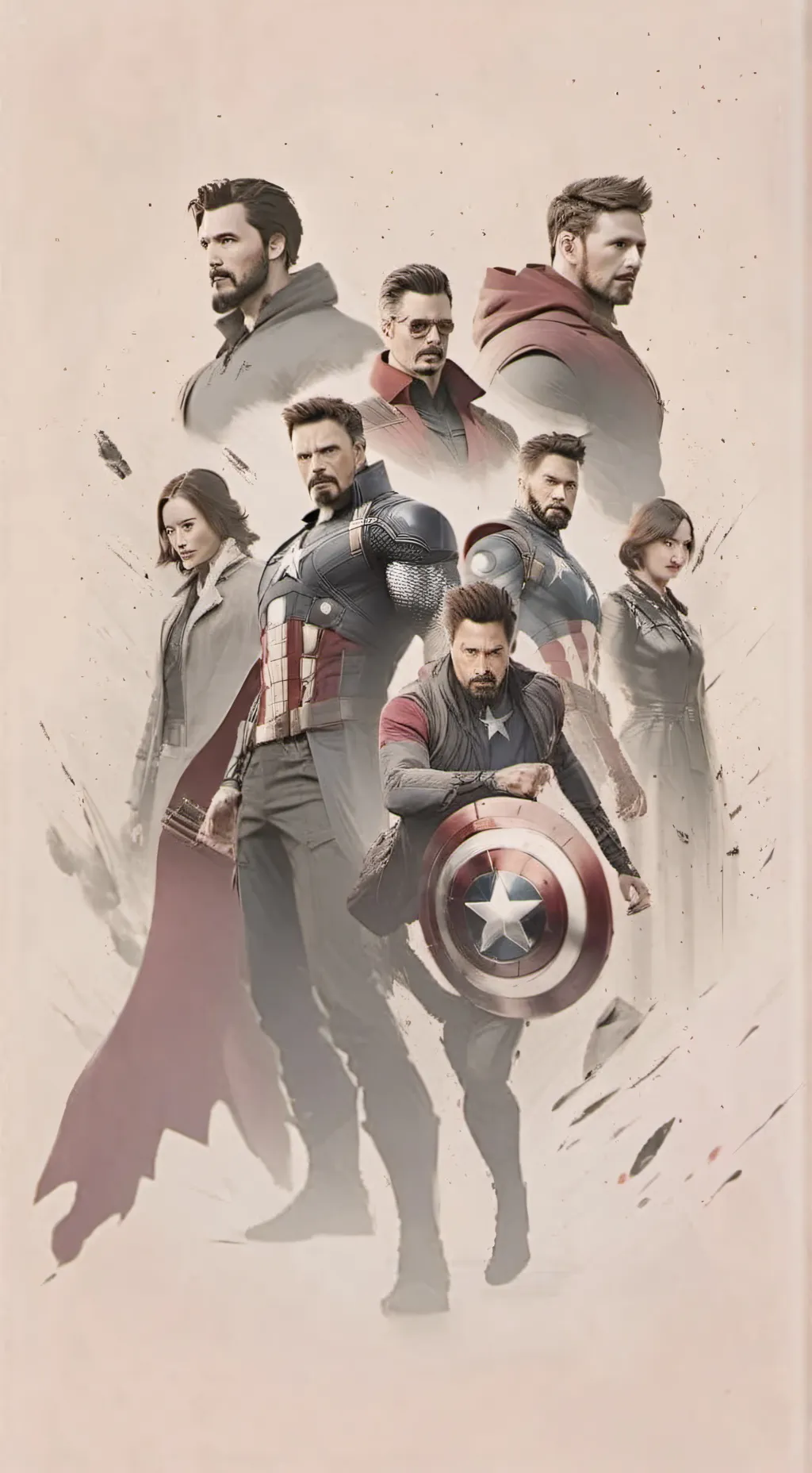 ai character: avengers 7 background