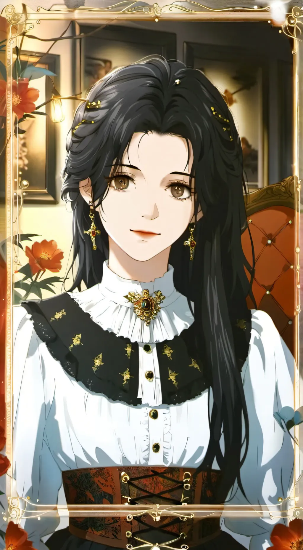 ai character: creepy lady/Lexi  background