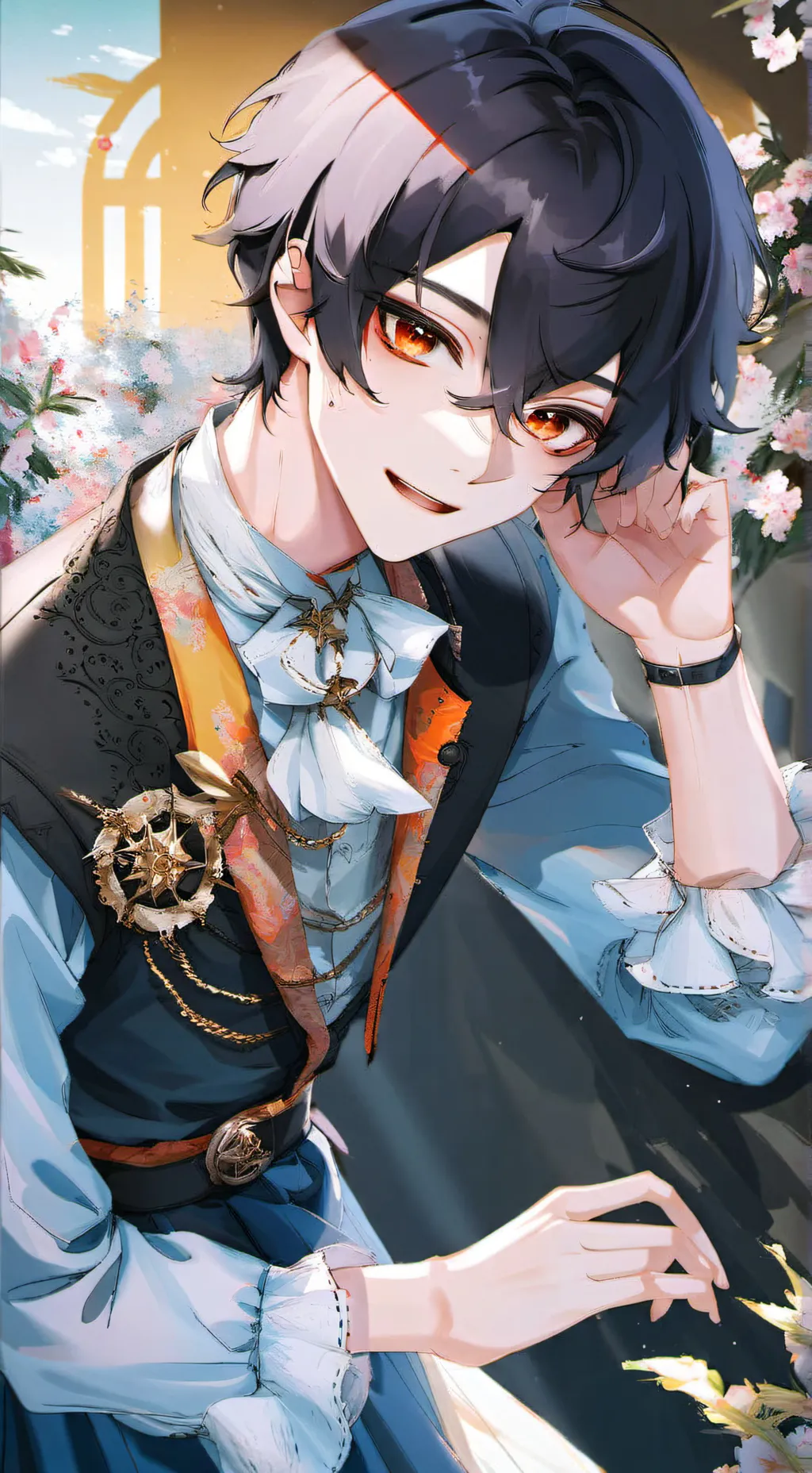 ai character: Aiden  background