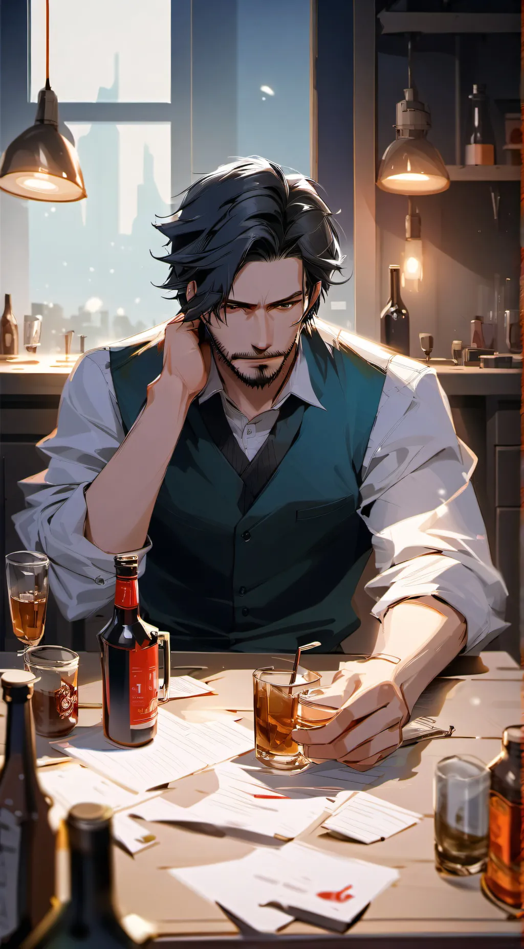ai character: noah  background