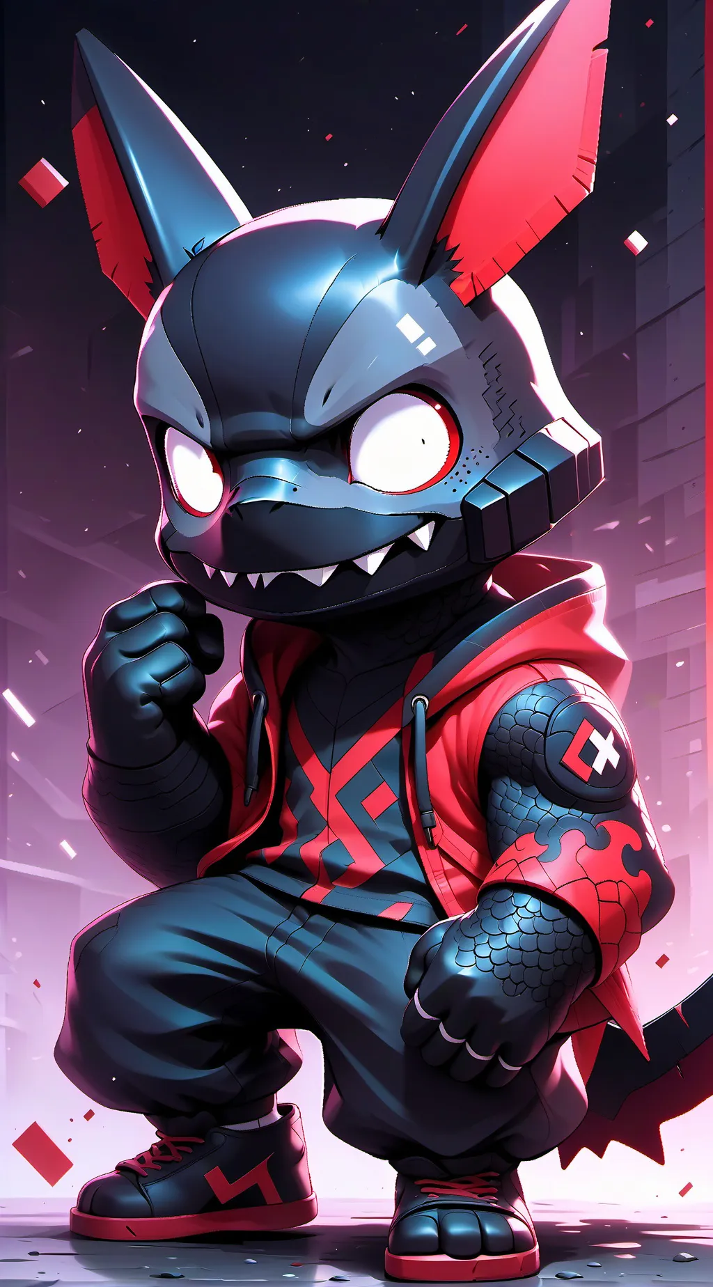 ai character: pully  background