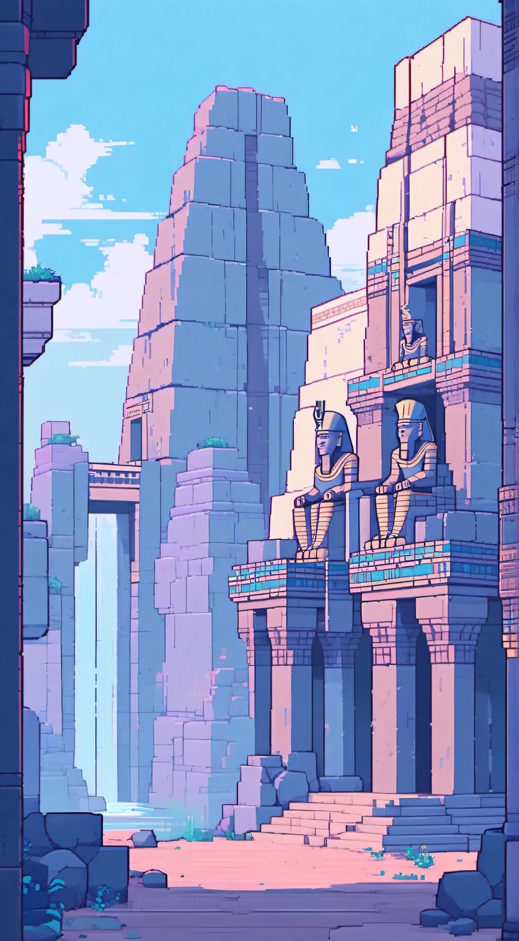 ai character: StardustCrusaders  background