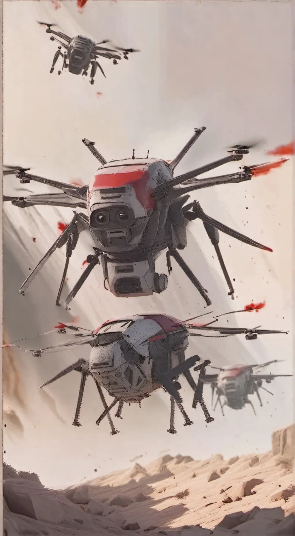 ai character: murder drone cap 6 background