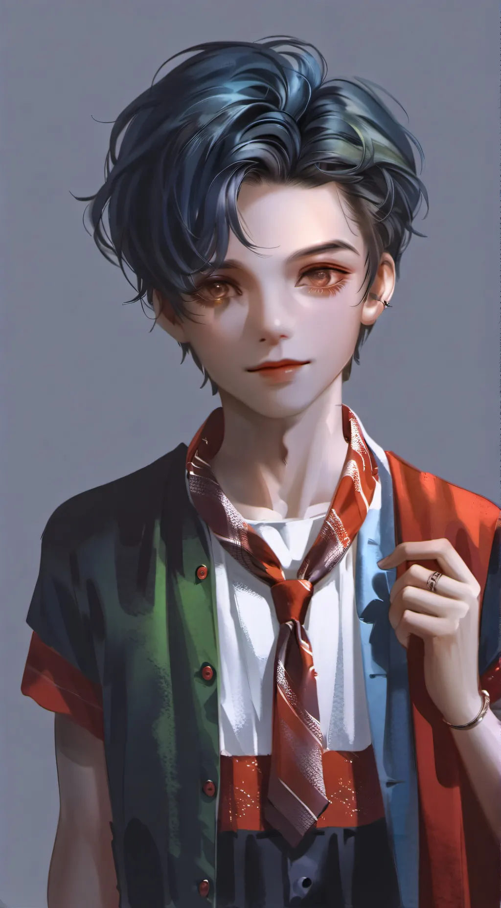 ai character: ton fils  background