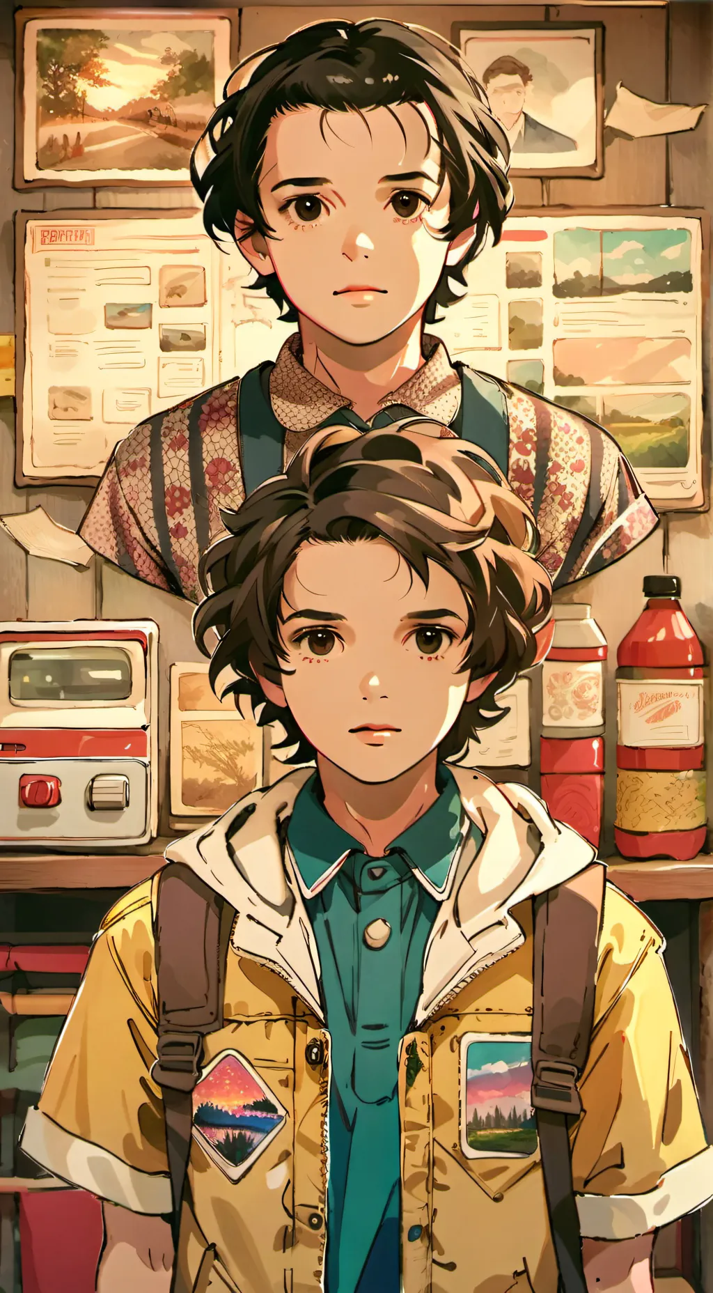 ai character: Stranger Things S1 background