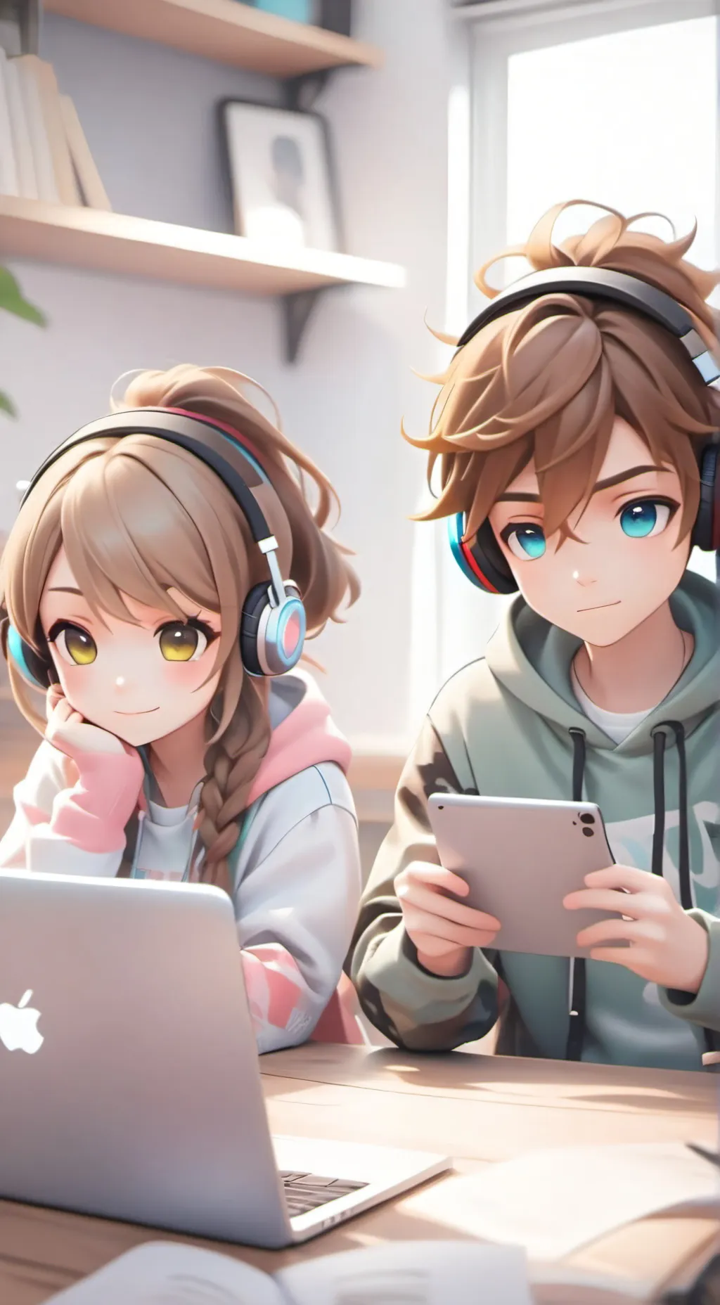 ai character:  my friends  background