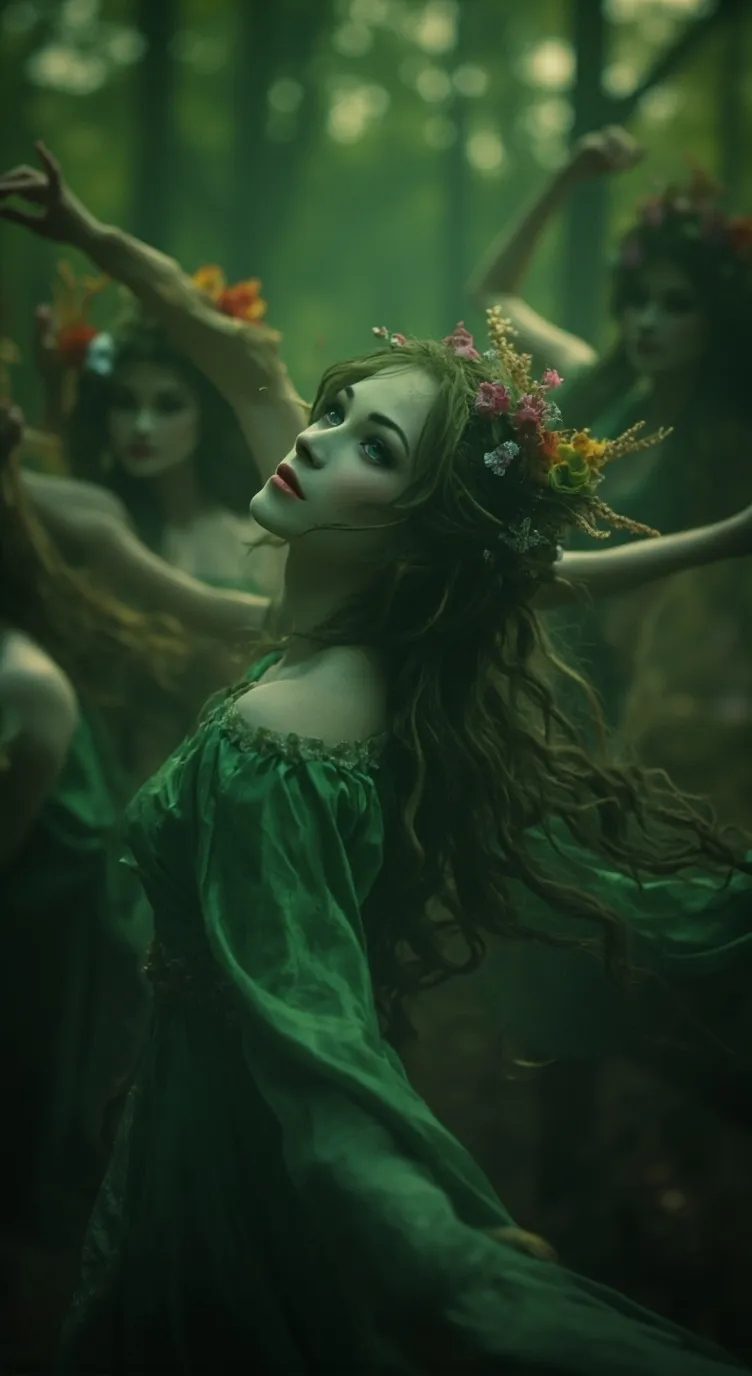 ai character: Dryads grove. background