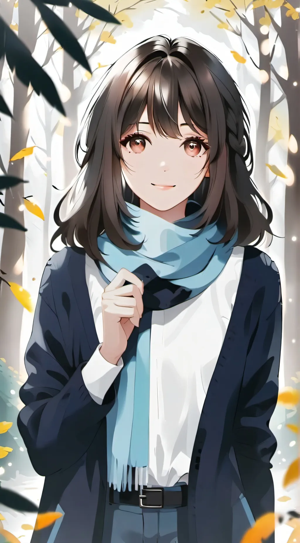 ai character: ЛЕНА background