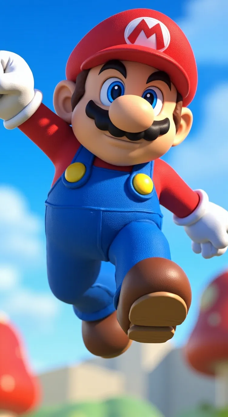 ai character: Mario background