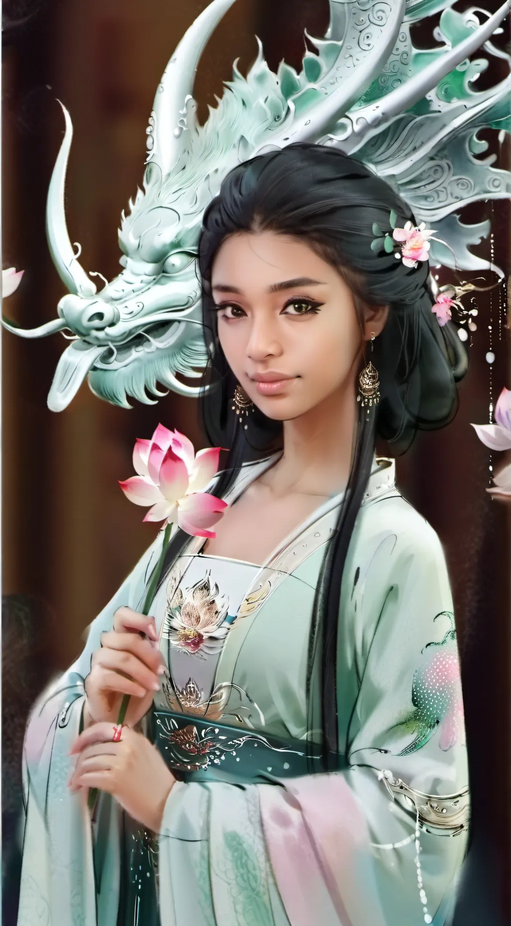 ai character: Morgan Kelley Thigpen background