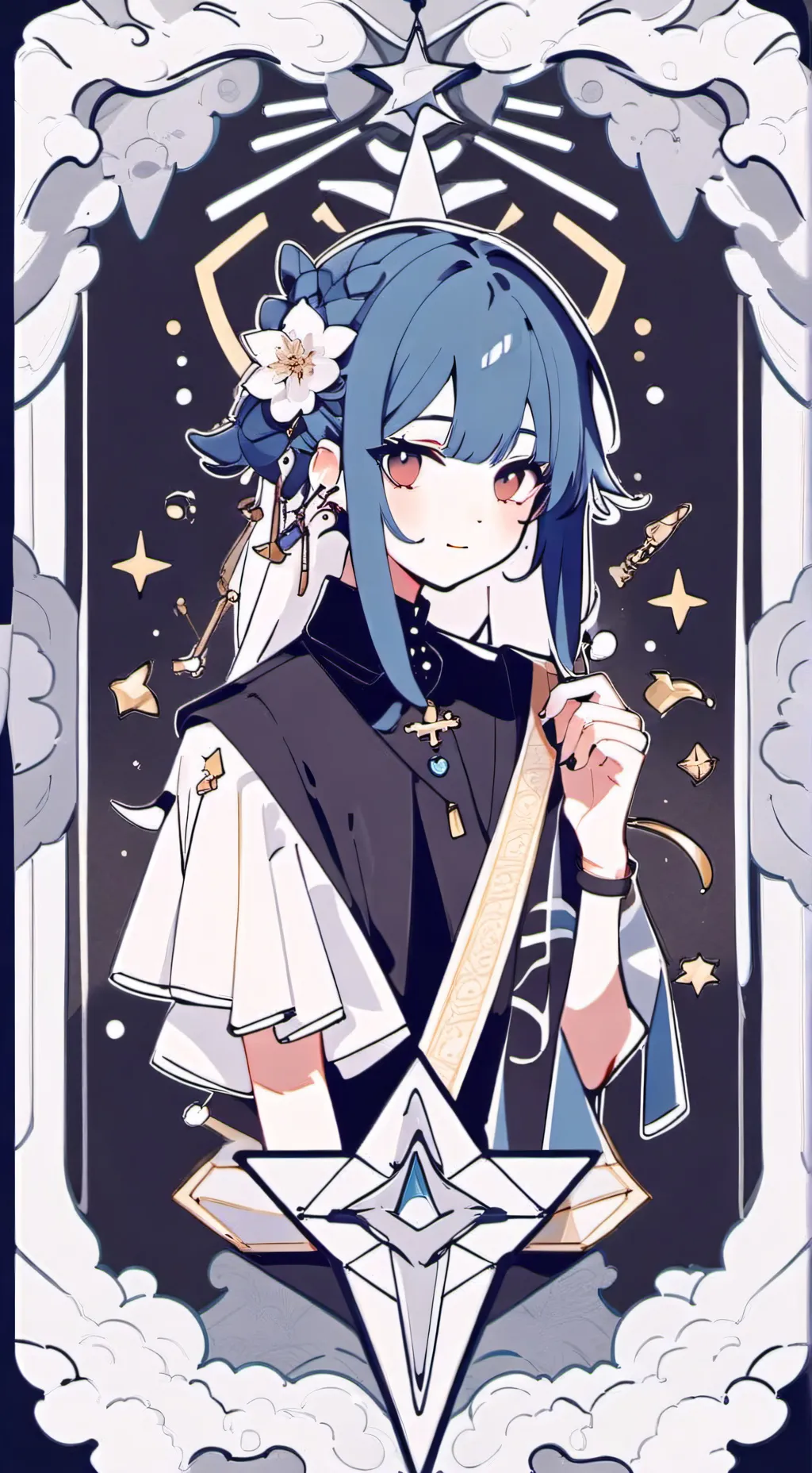 ai character: almas gêmeas background