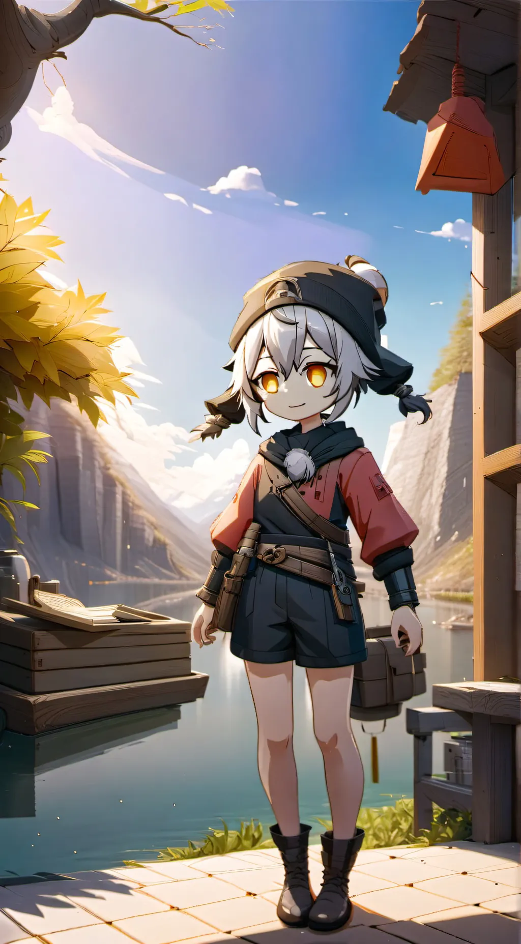 ai character: Gacha Life background