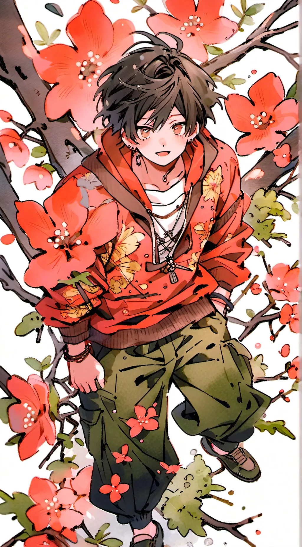 ai character: MHA new student background