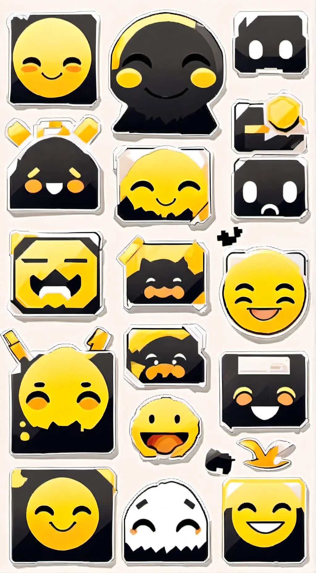 ai character: Emoji story background