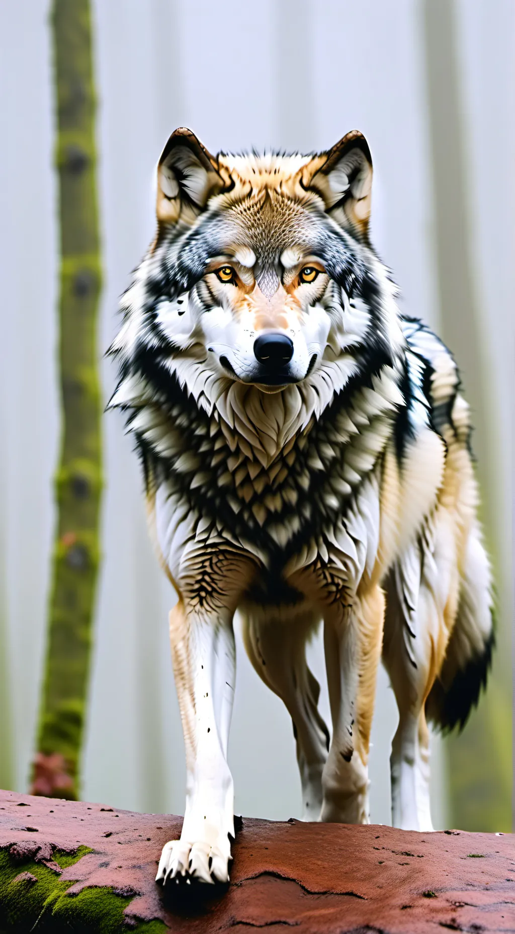 ai character: Wolf life background