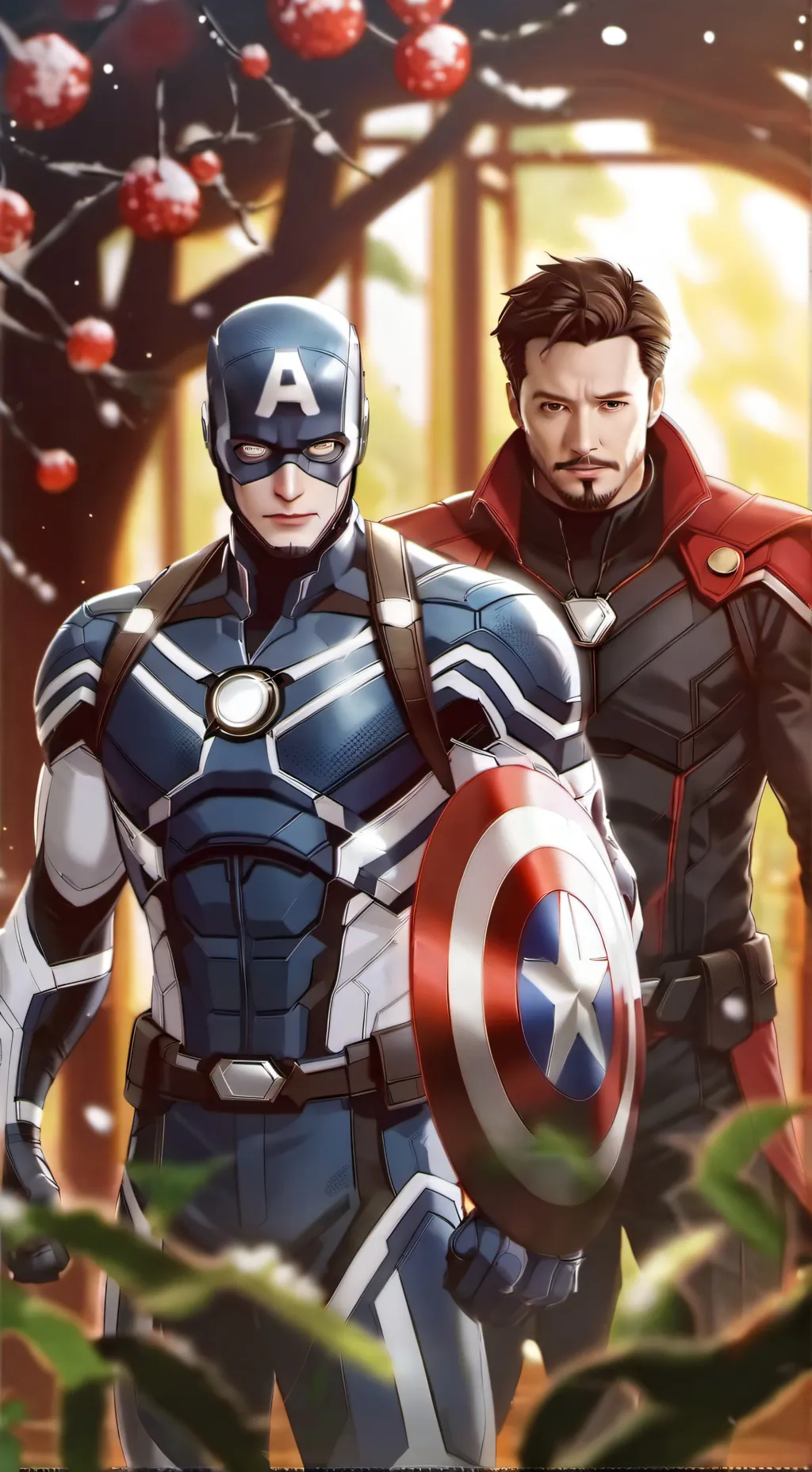 ai character: The Avengers  background