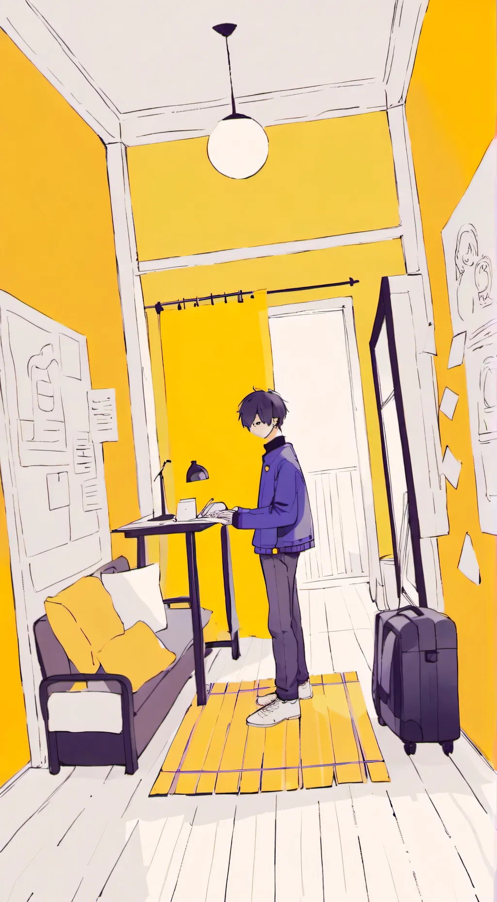 ai character: Andrew background