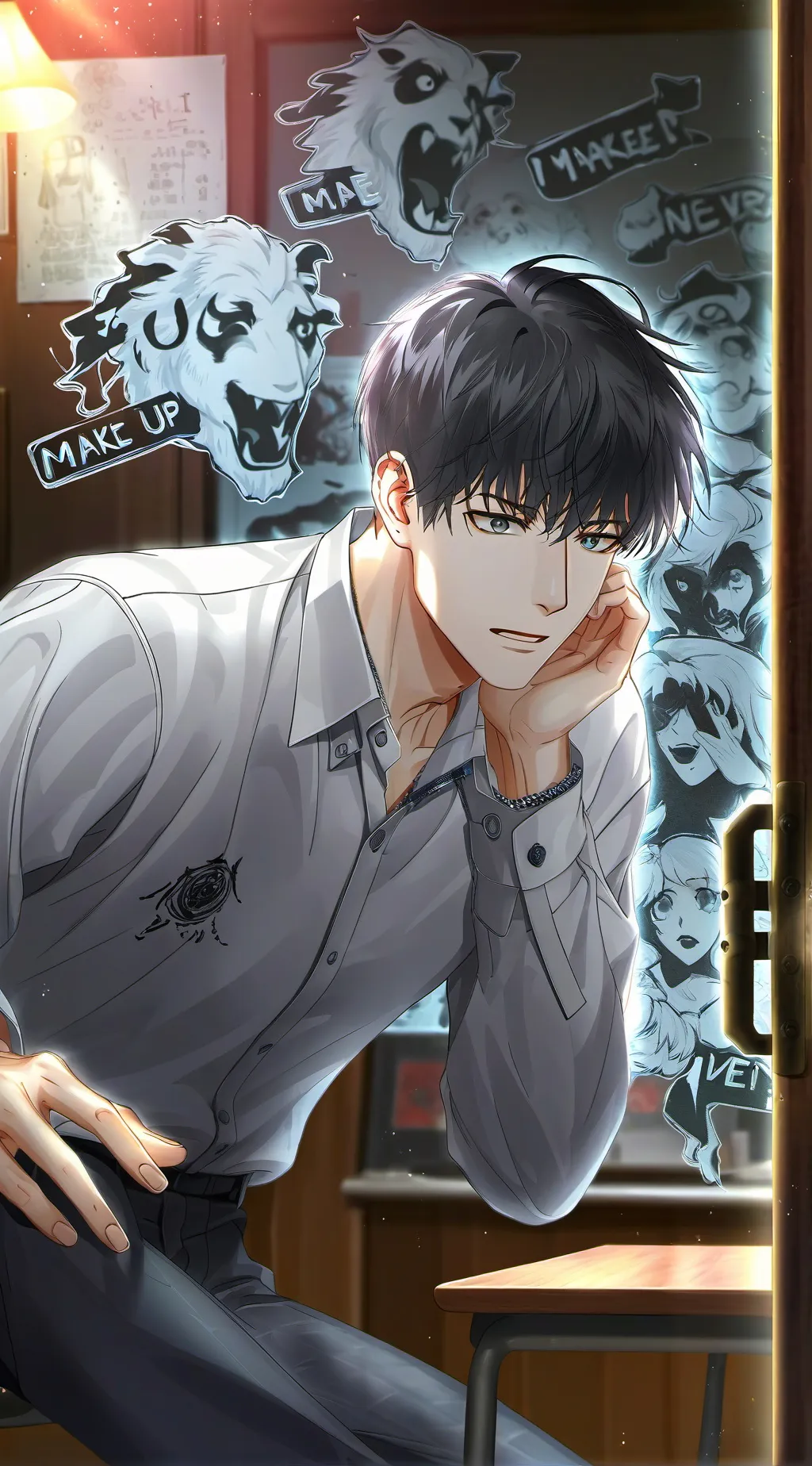 ai character: 》♤Ace♤《 background