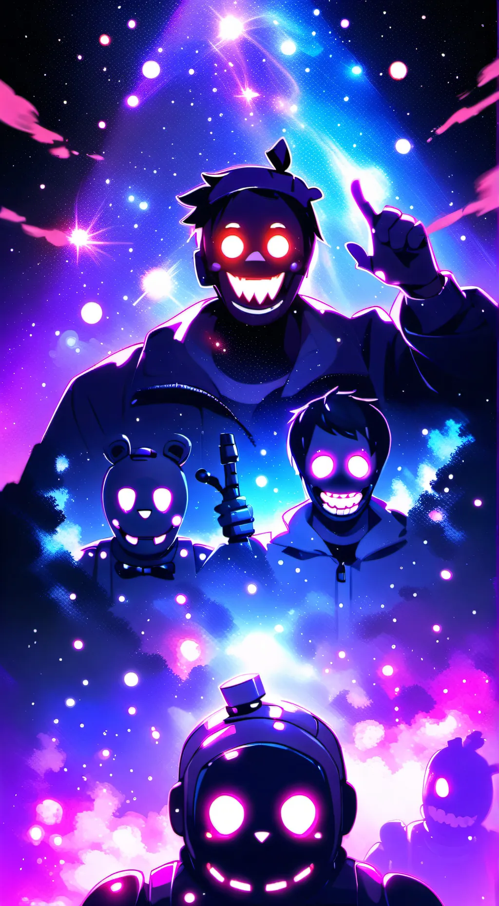 ai character: glitchtrap background