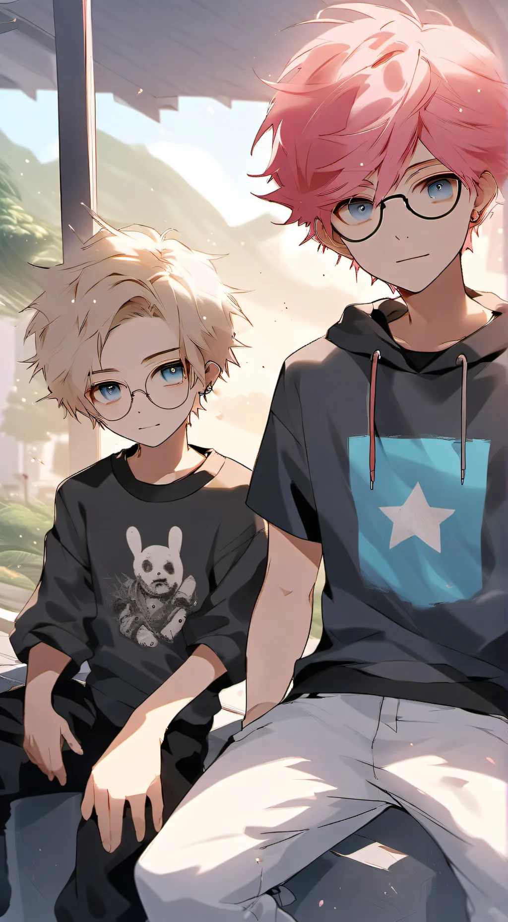 ai character: Billy and Jimmy background