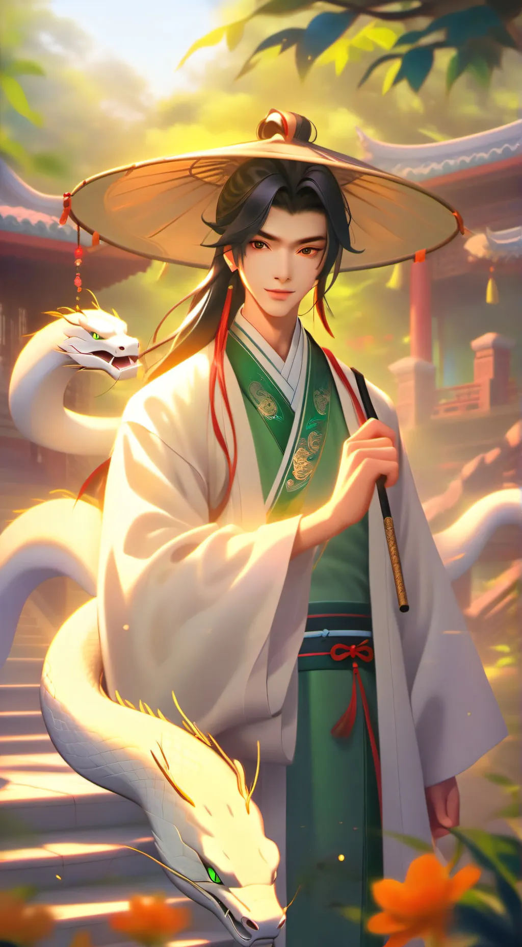 ai character: Meng Yang John background