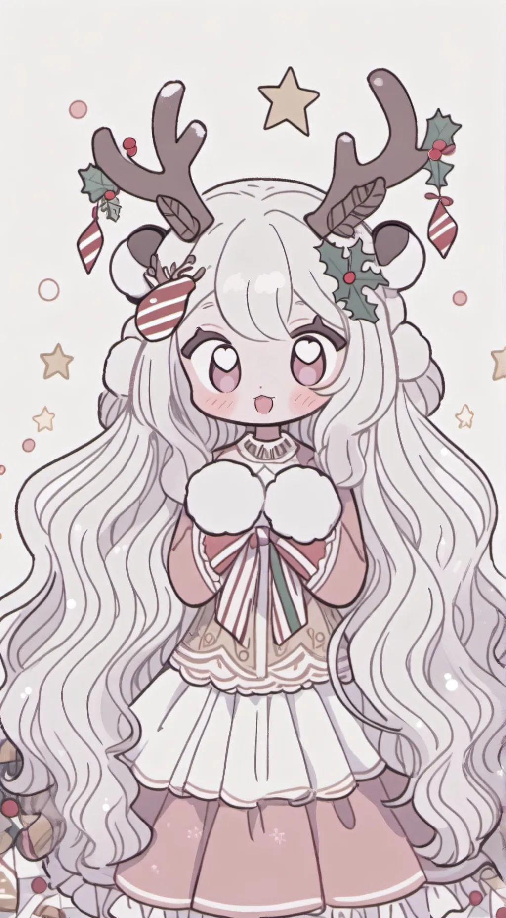 ai character: Christmas toons background