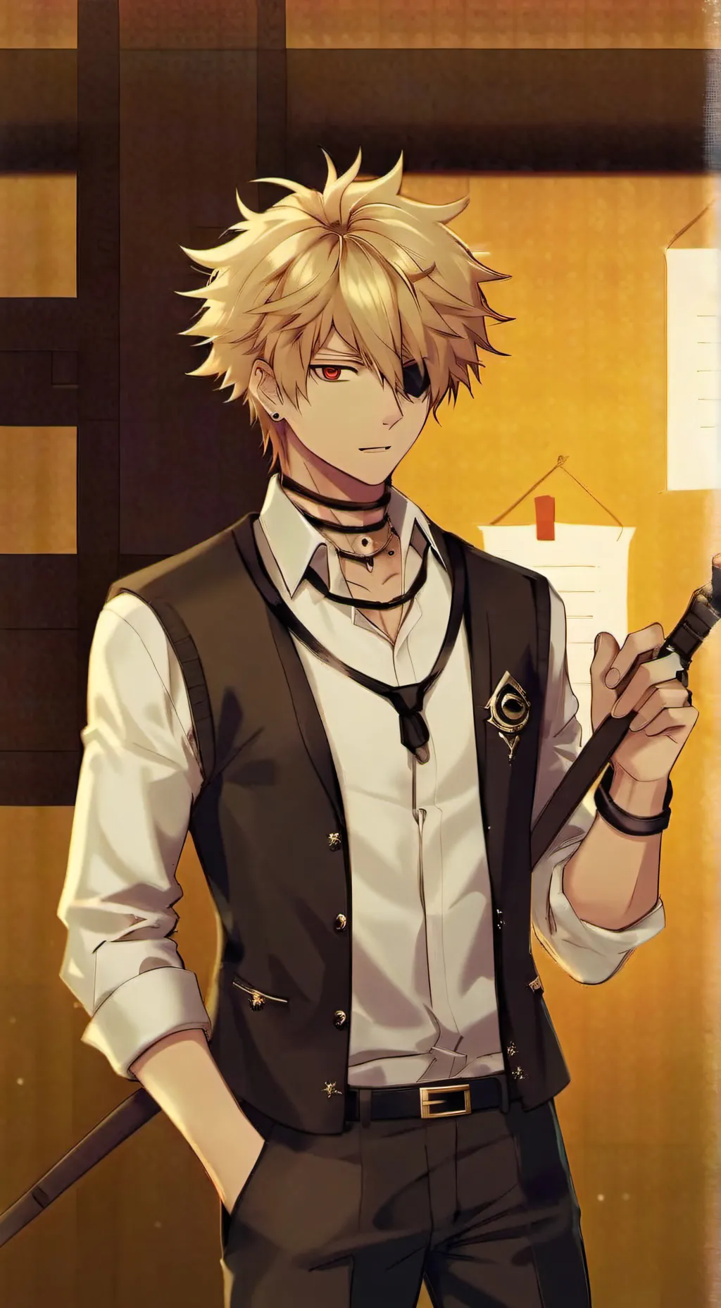 ai character: katsuki(kacchan) background