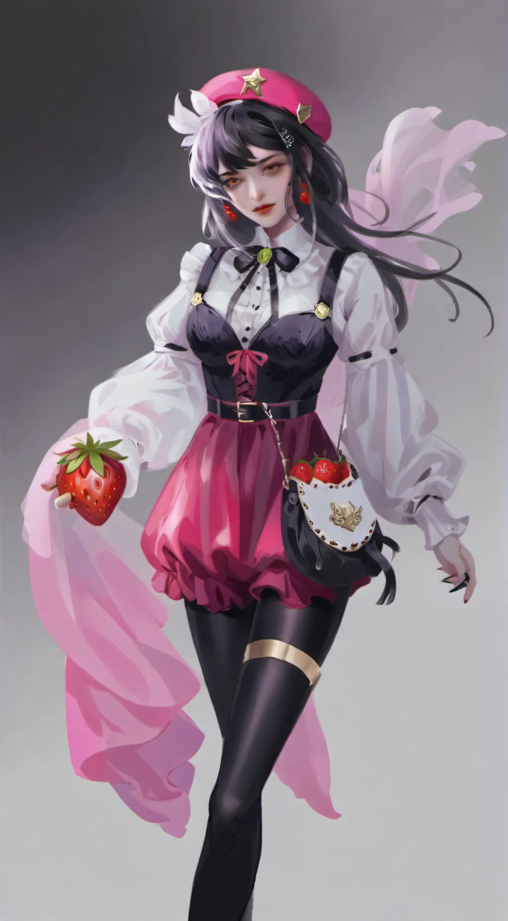 ai character: TOO FAR. DW! background