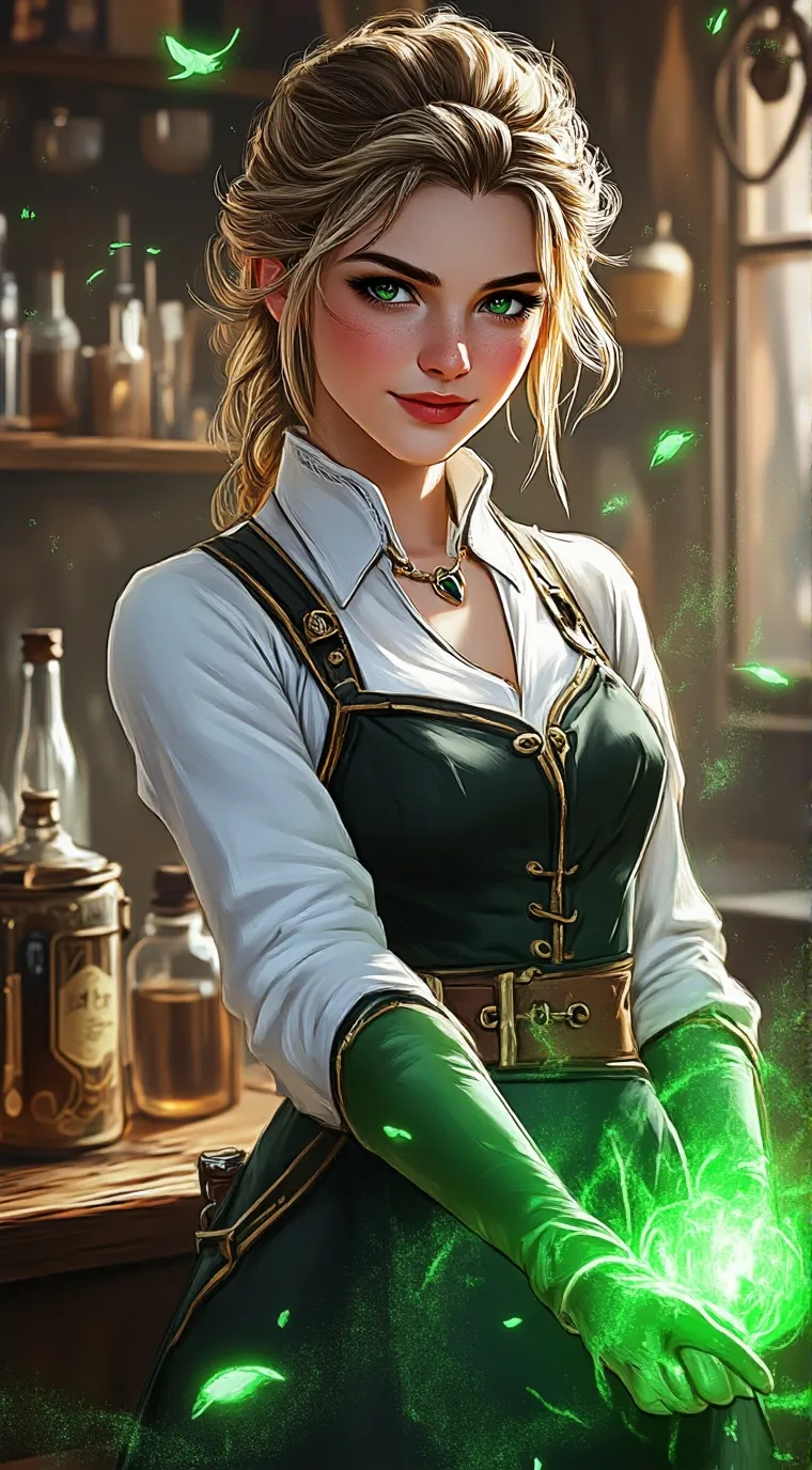 ai character: Ginger Day background
