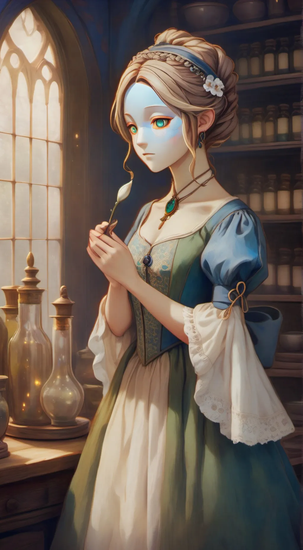 ai character: Zylphia Alderman  background