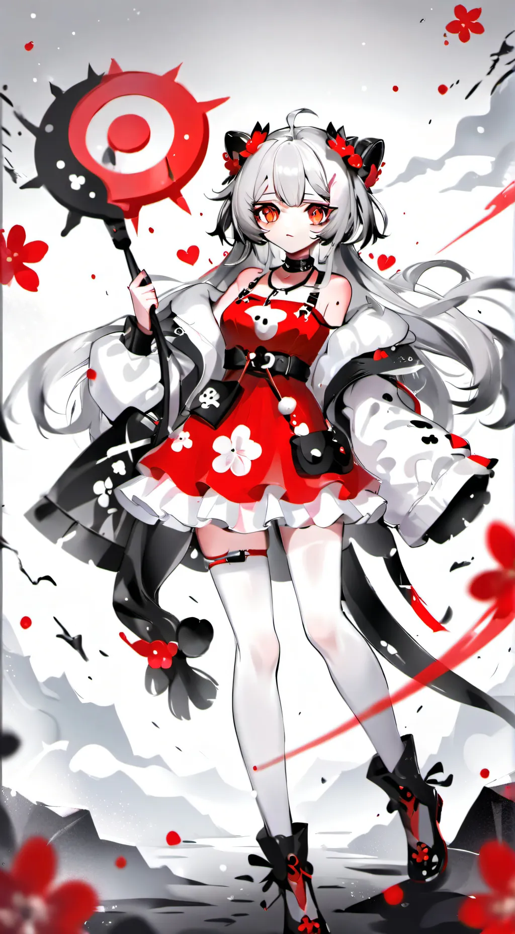 ai character: tu novia gatita background