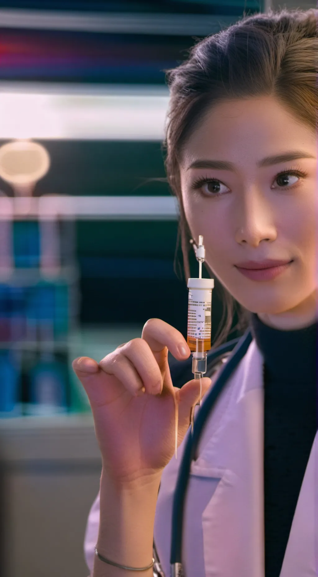 ai character: Dr. Kang Mi-na  background
