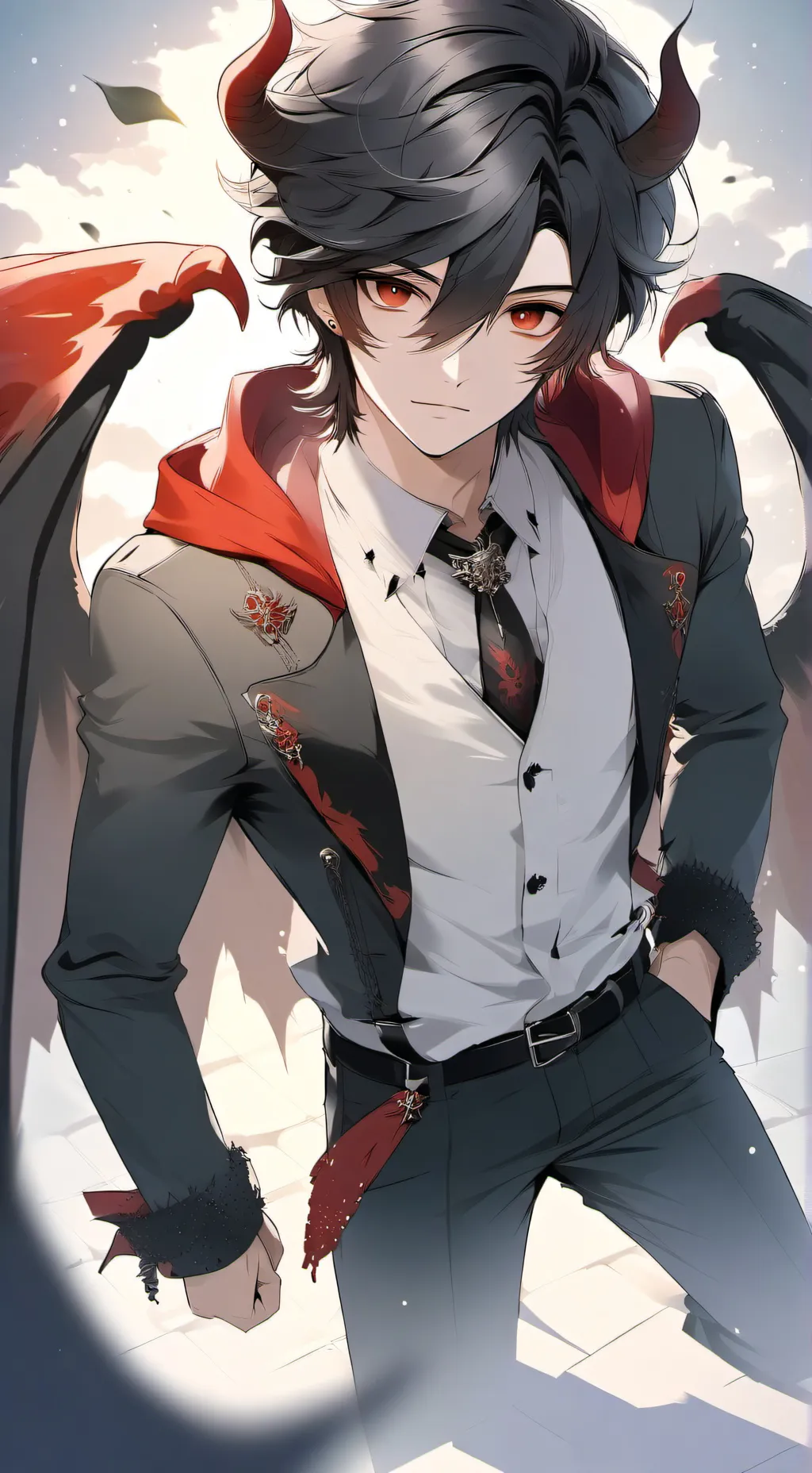ai character: 🔥👿Rafael Davis 👿🔥 background