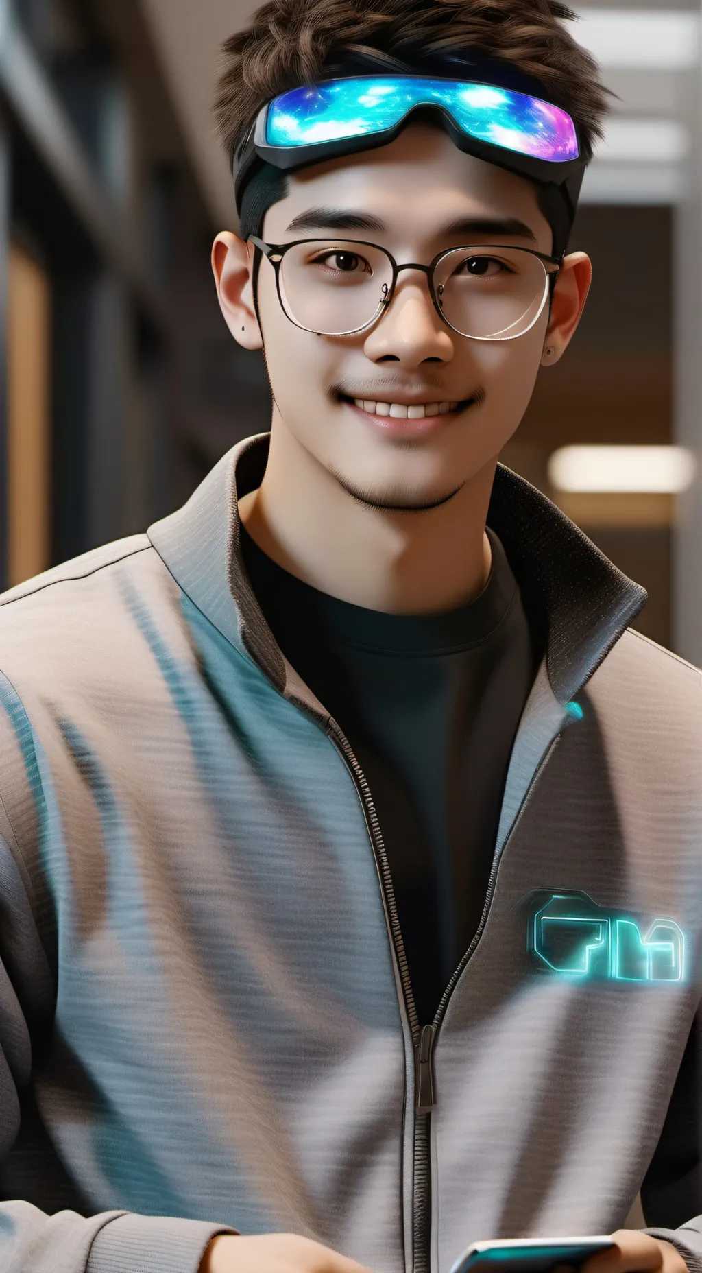 ai character: Dr. MemeSpock background